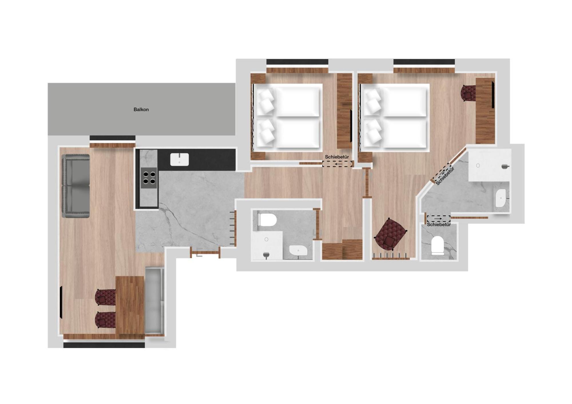 Hofgut Apartment & Lifestyle Resort 바그라인 객실 사진