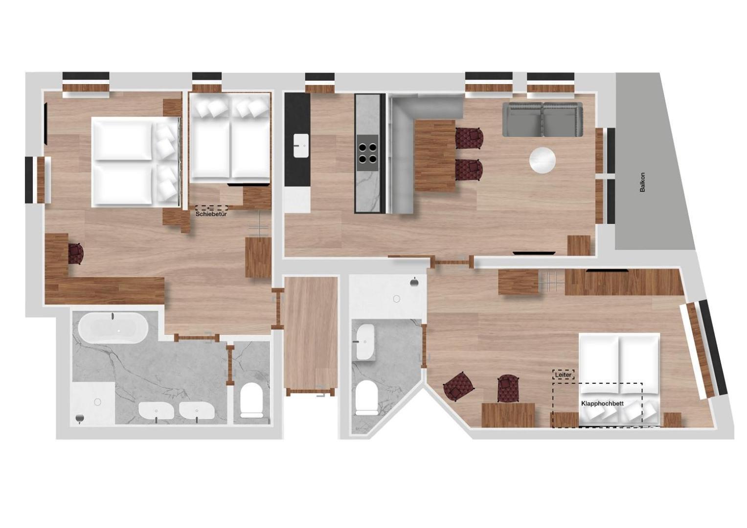 Hofgut Apartment & Lifestyle Resort 바그라인 객실 사진