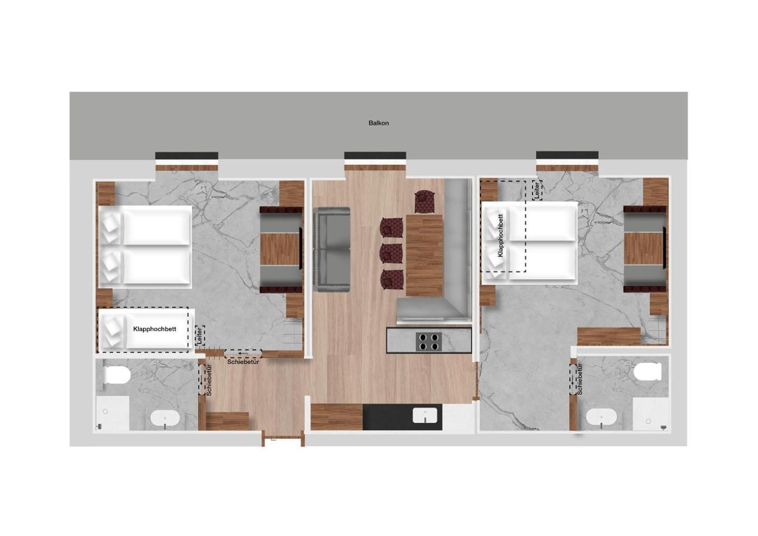 Hofgut Apartment & Lifestyle Resort 바그라인 객실 사진