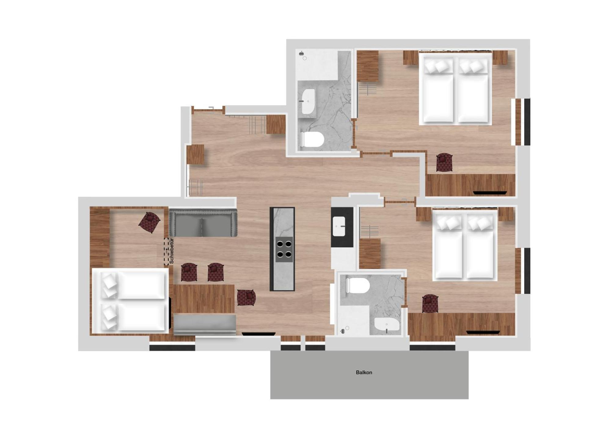 Hofgut Apartment & Lifestyle Resort 바그라인 객실 사진
