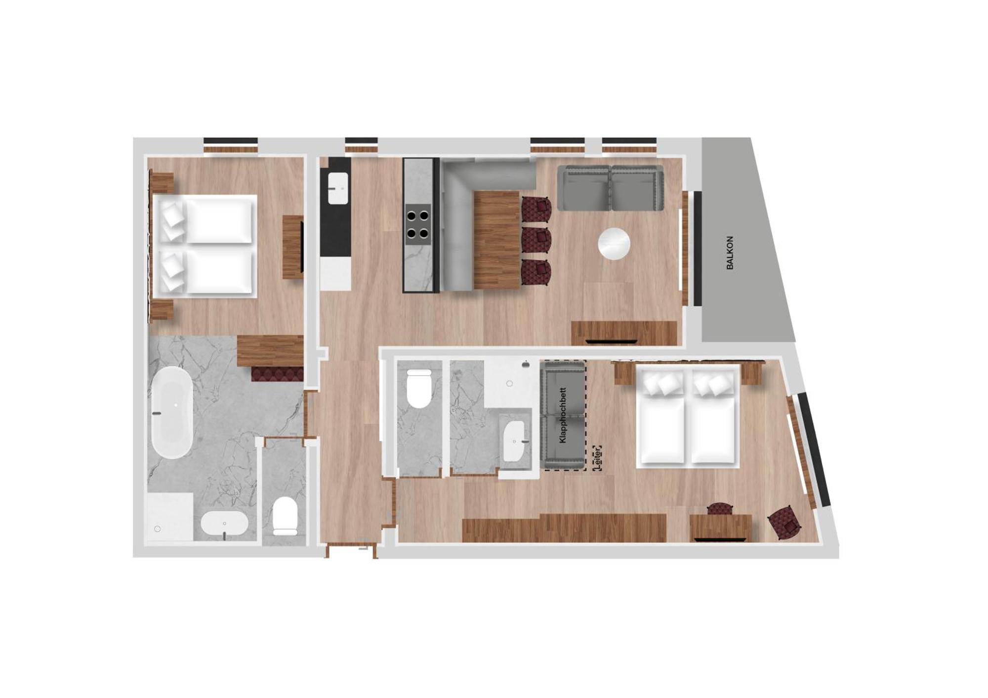 Hofgut Apartment & Lifestyle Resort 바그라인 객실 사진