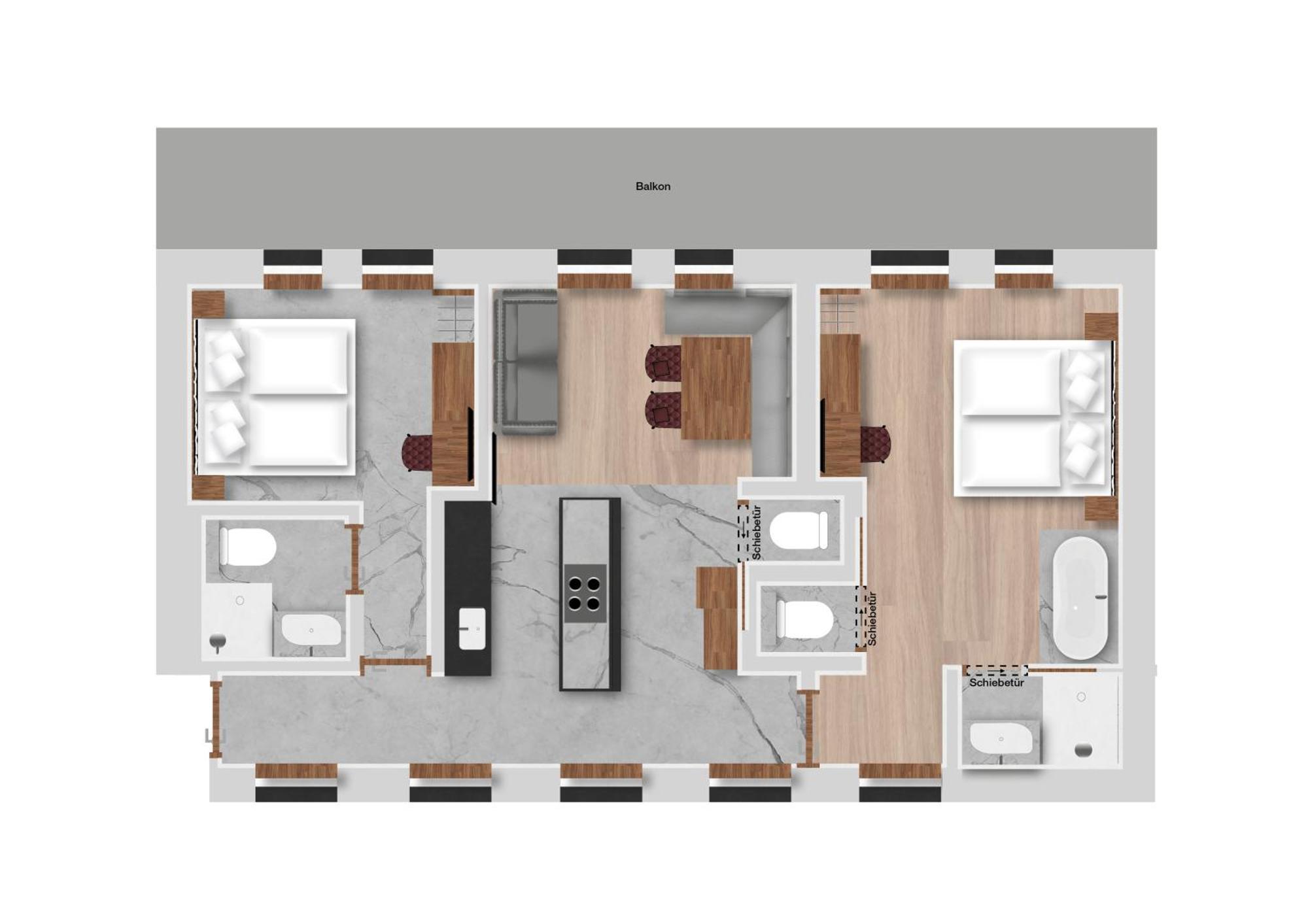 Hofgut Apartment & Lifestyle Resort 바그라인 객실 사진