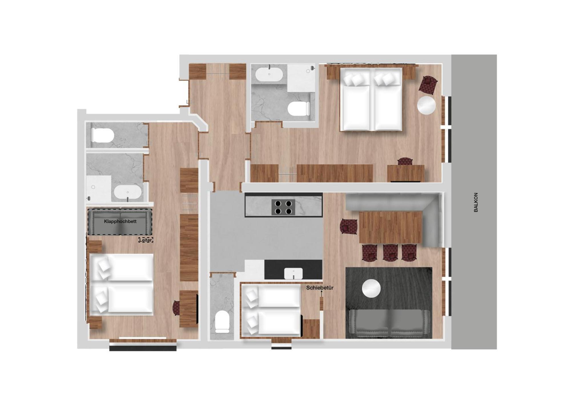Hofgut Apartment & Lifestyle Resort 바그라인 객실 사진