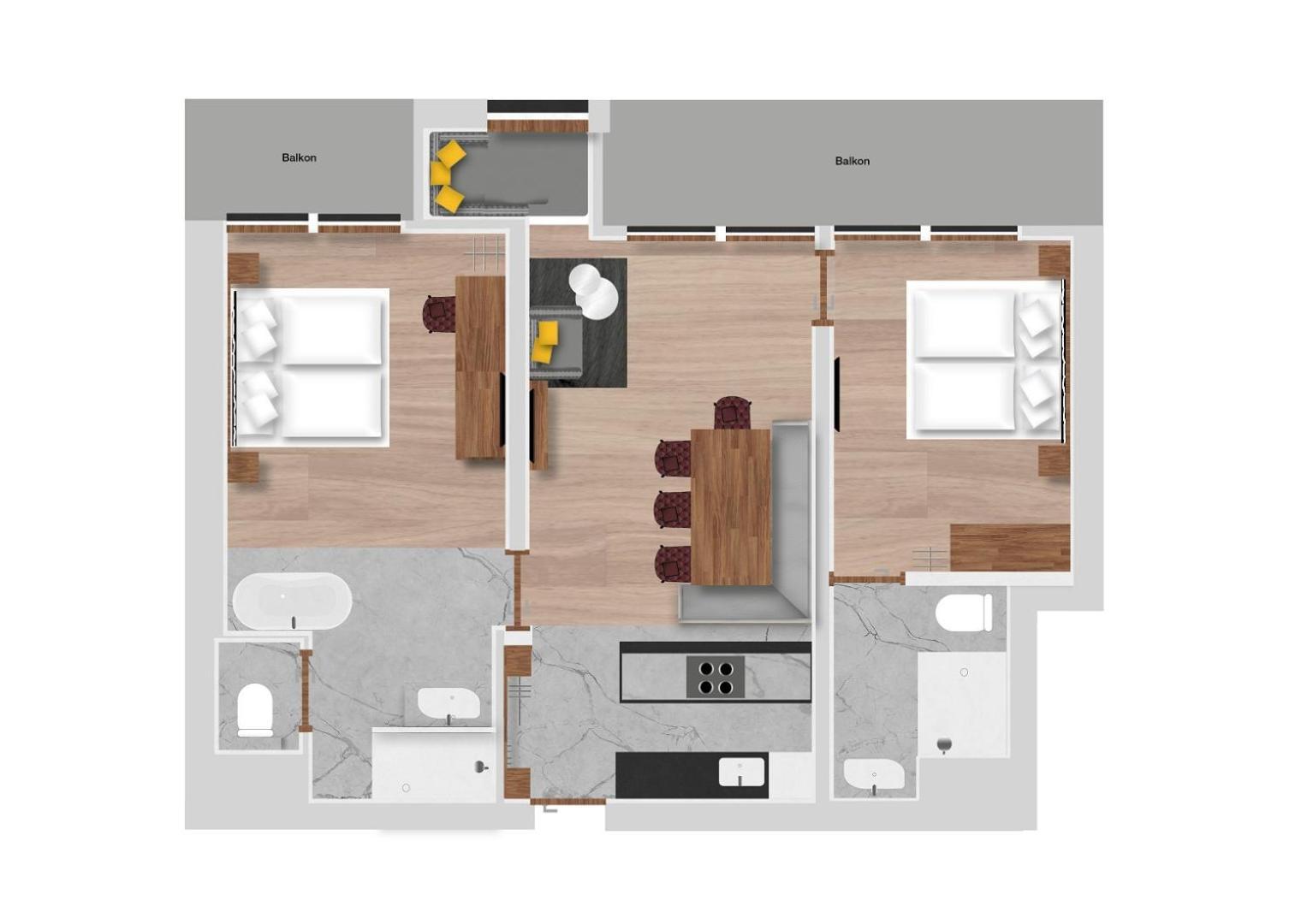 Hofgut Apartment & Lifestyle Resort 바그라인 객실 사진