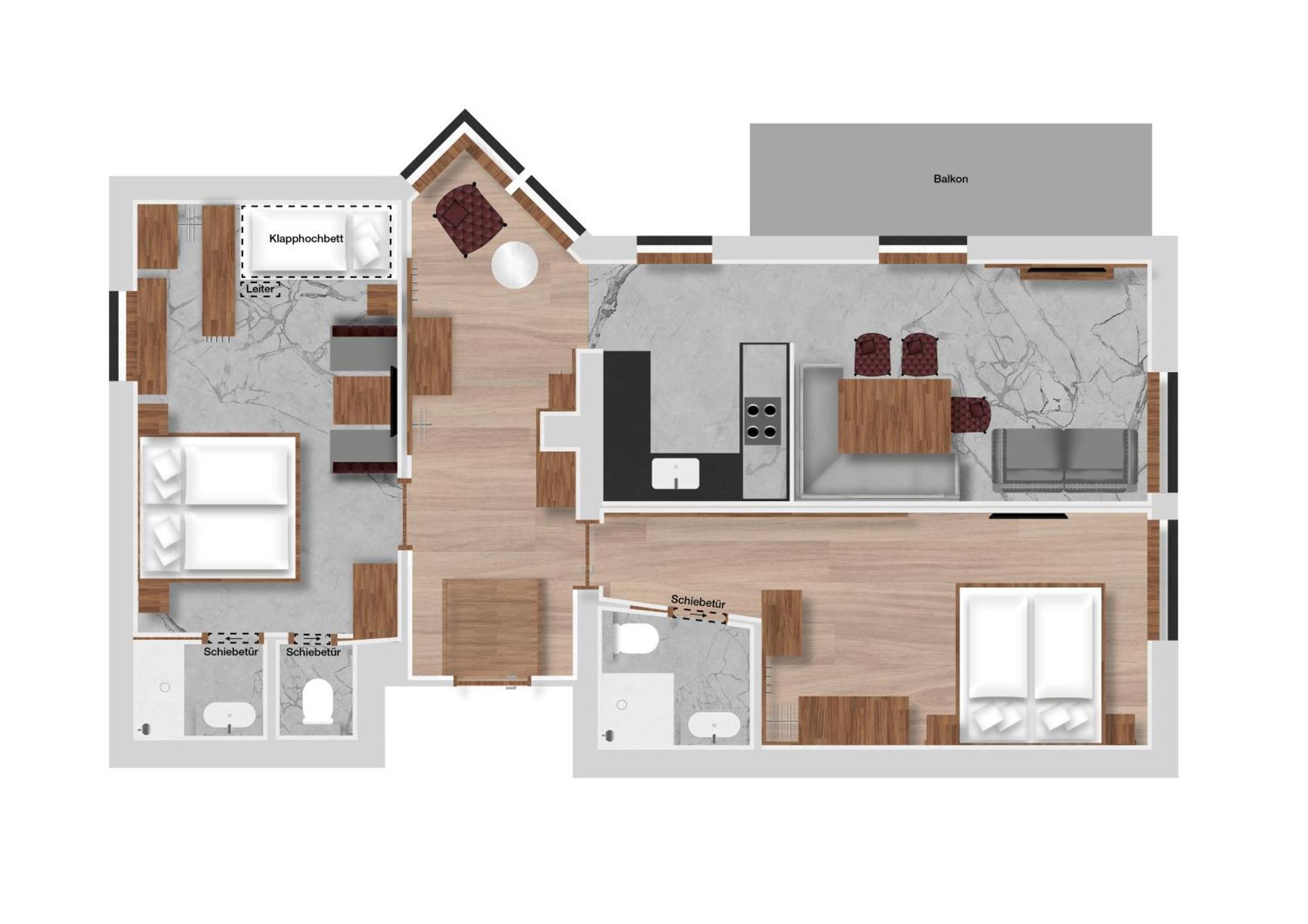 Hofgut Apartment & Lifestyle Resort 바그라인 객실 사진