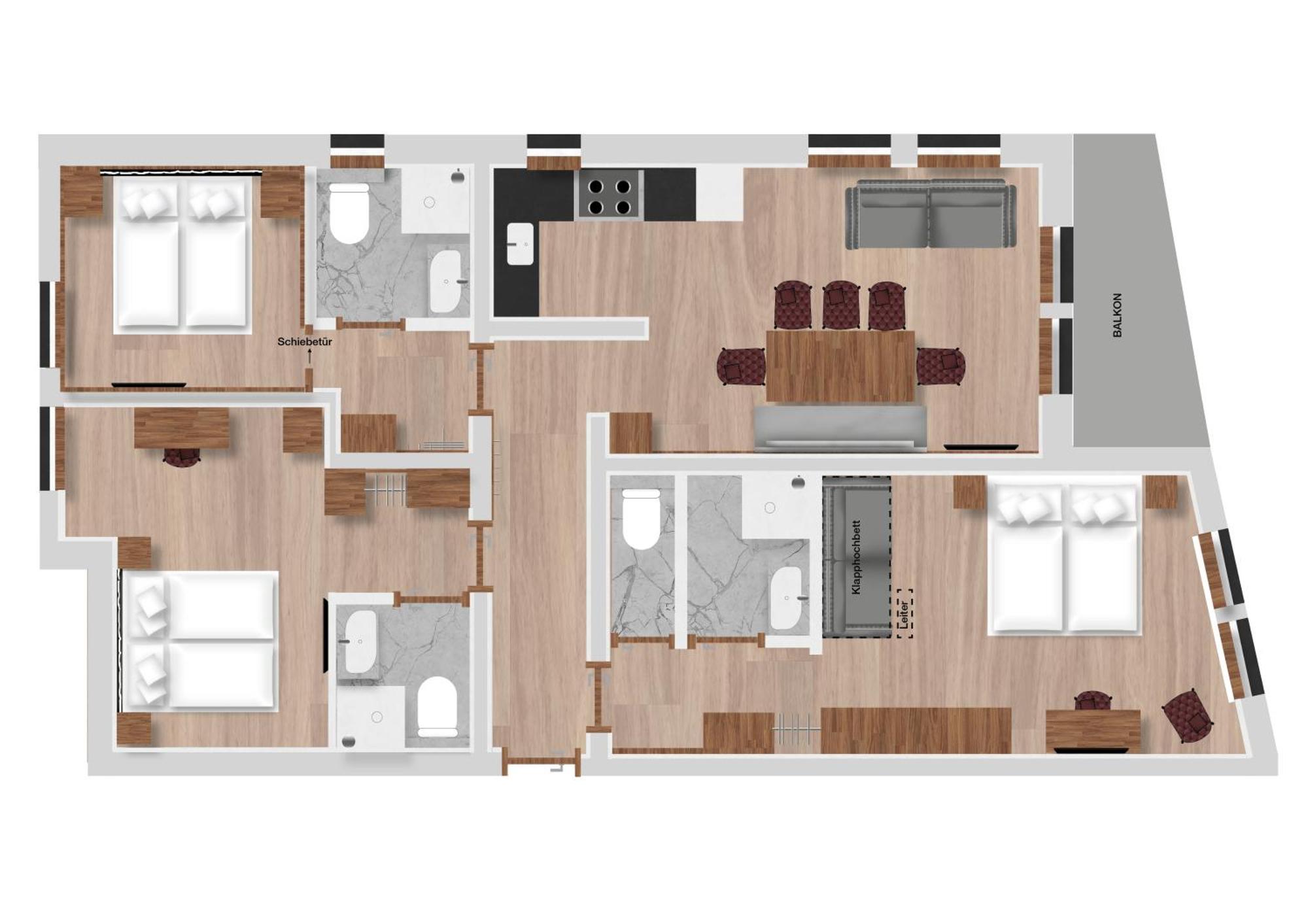 Hofgut Apartment & Lifestyle Resort 바그라인 객실 사진