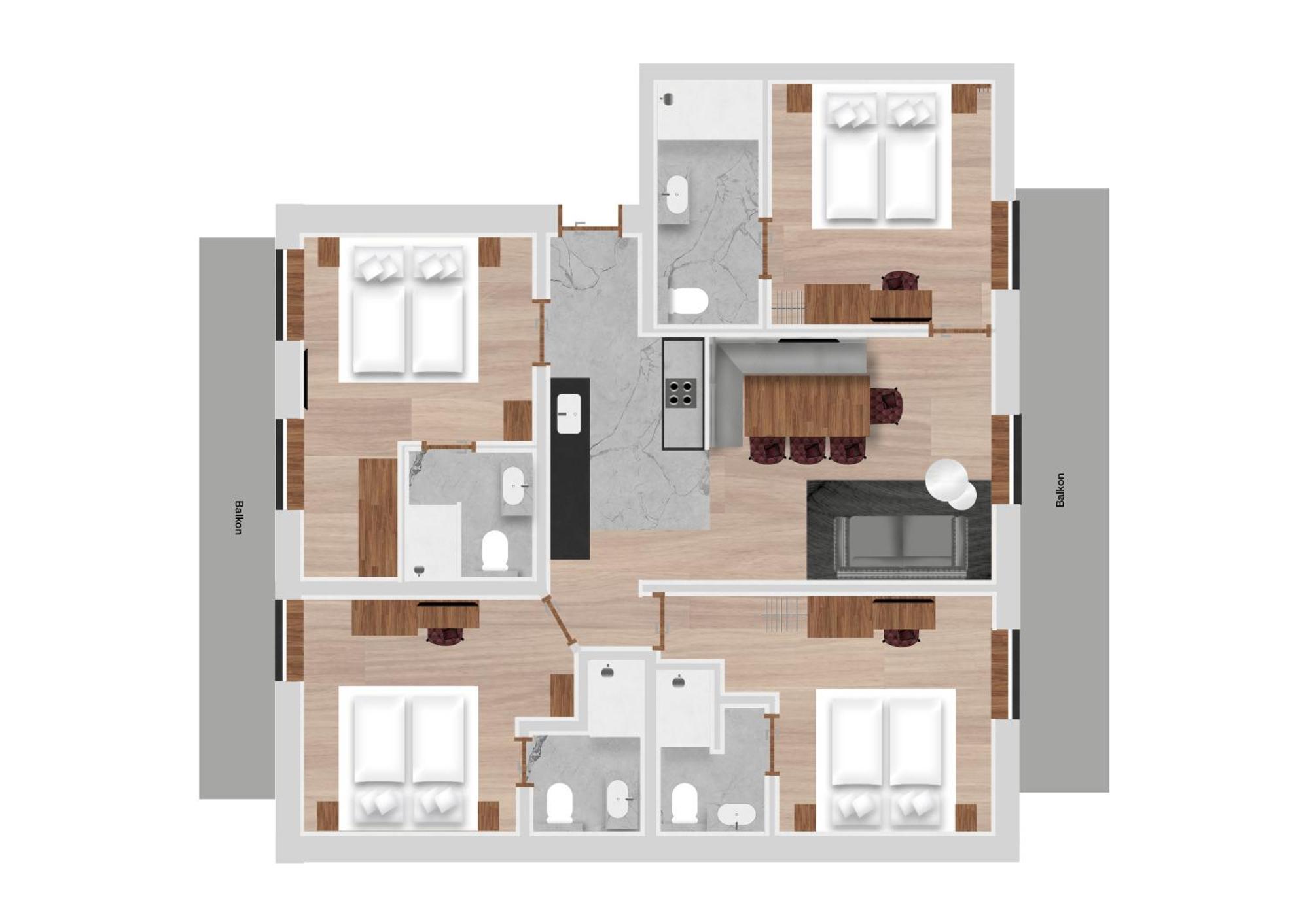 Hofgut Apartment & Lifestyle Resort 바그라인 객실 사진