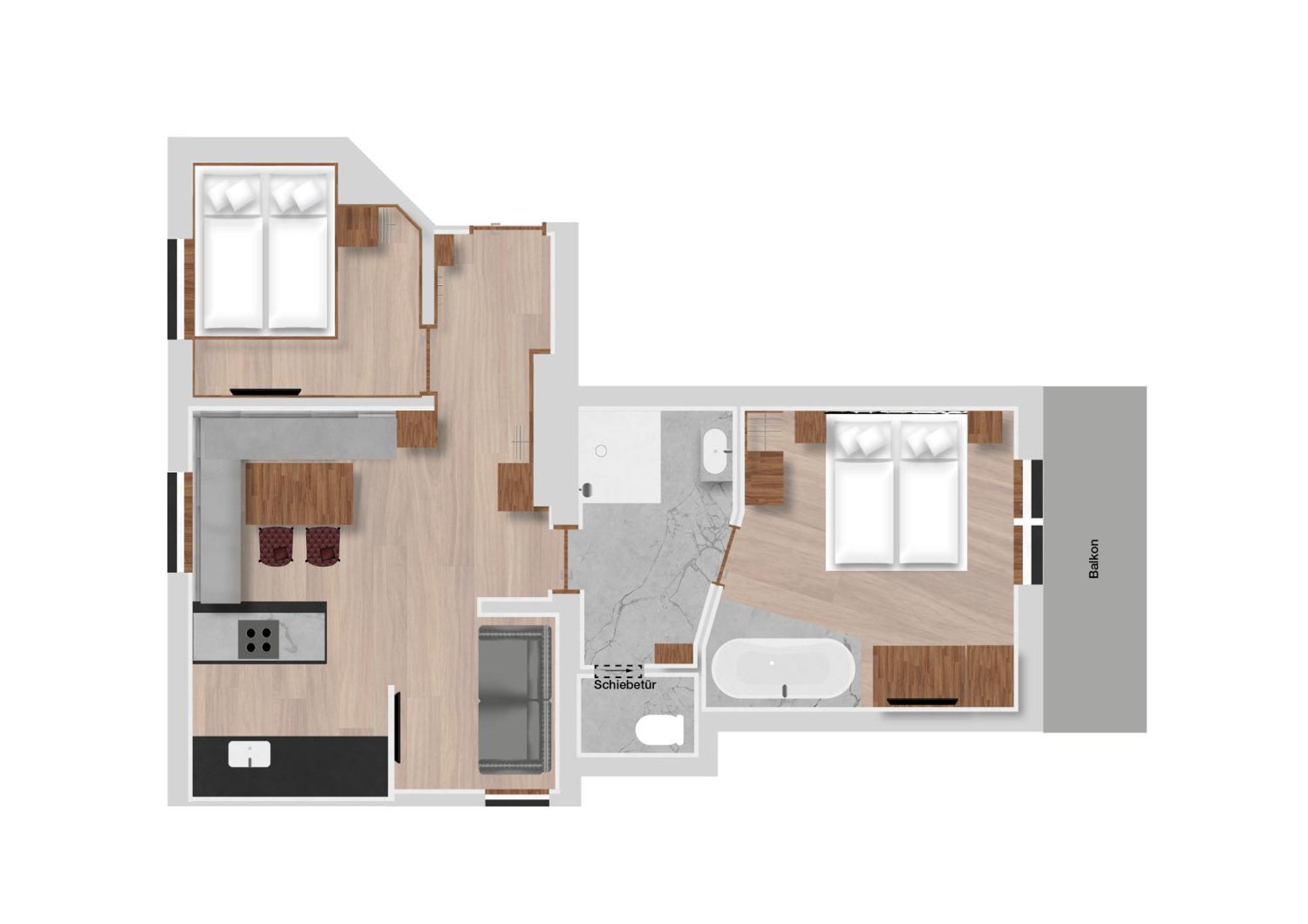 Hofgut Apartment & Lifestyle Resort 바그라인 객실 사진