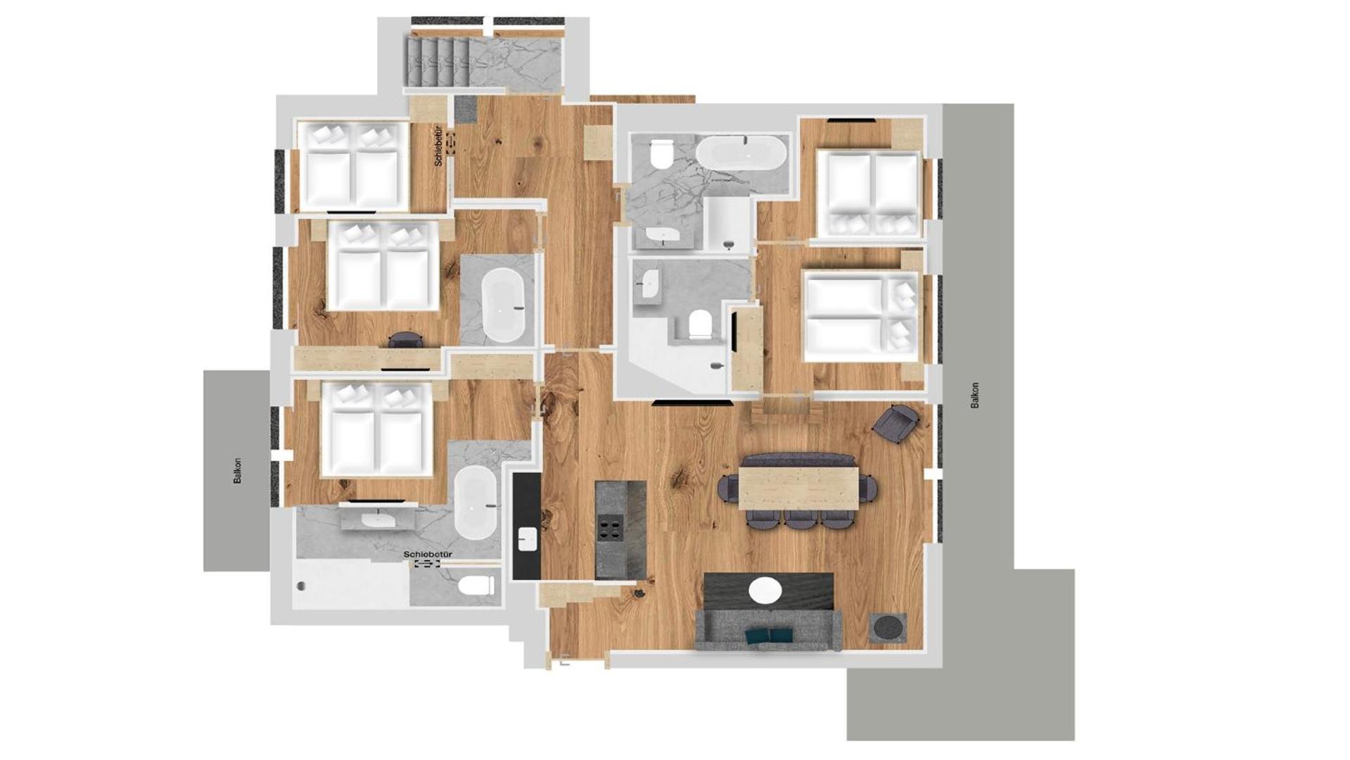 Hofgut Apartment & Lifestyle Resort 바그라인 객실 사진